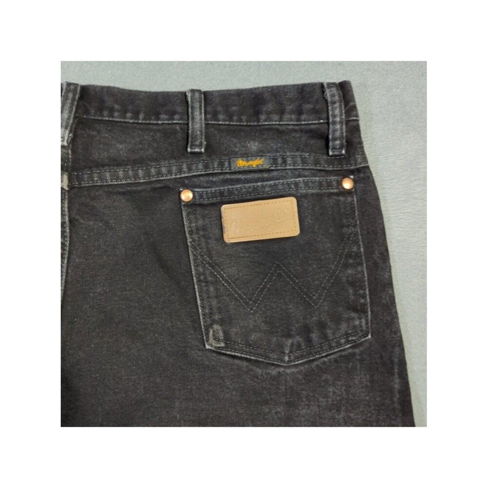 Wrangler Jeans Men's 38x36 Fits 38x34 Black 936 WBK Slim Cowboy Cut Slim Fit